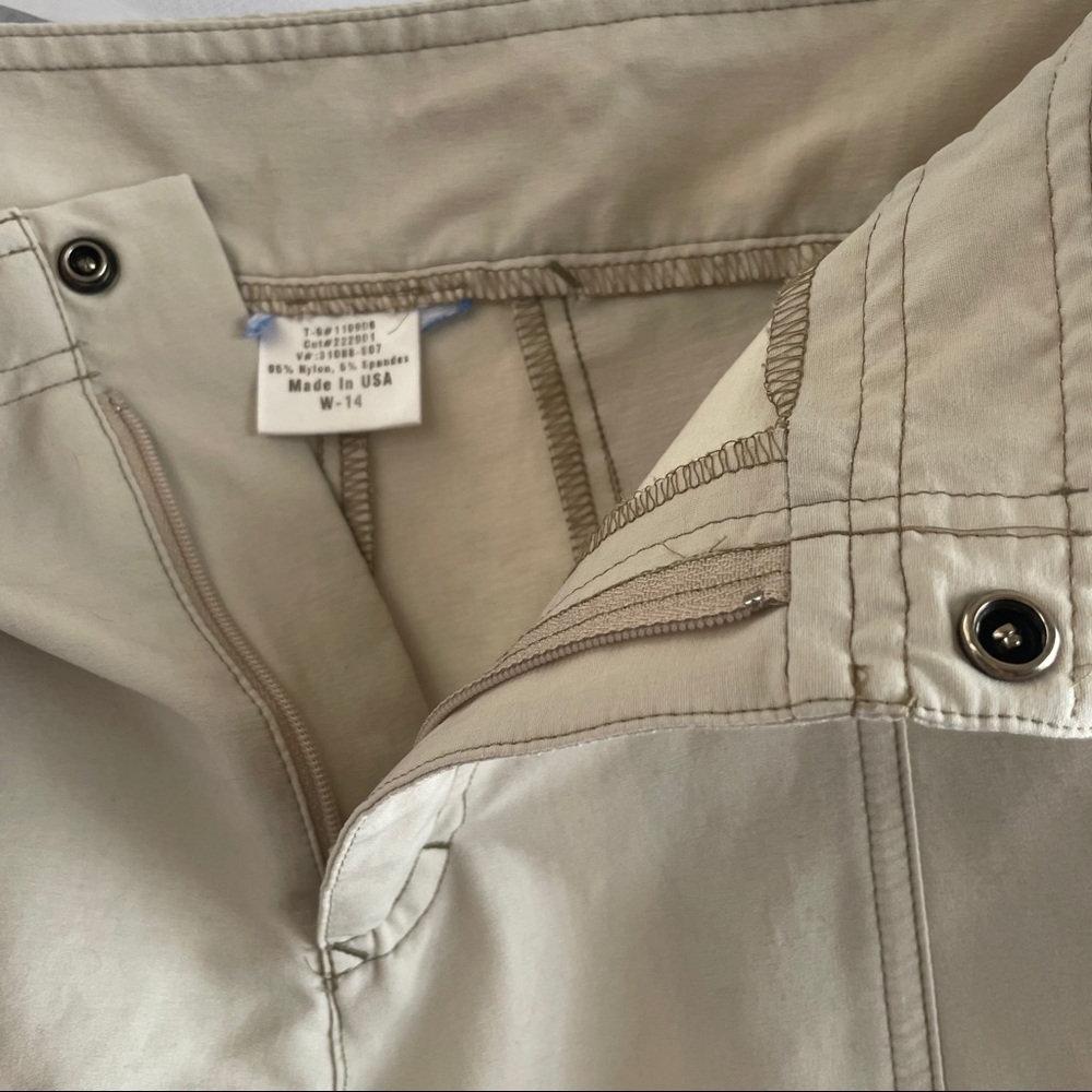 Travel-safe Hiking Shorts, Tan, Women’s 14